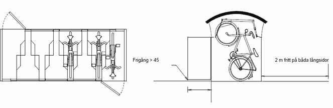 Ritning av garage – inredning